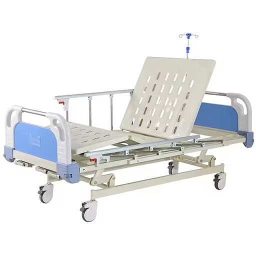 Hot-selling Big Stock Cheap Price Manual Three Cranks Hospital Bed With CE&ISO